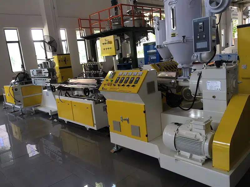 PVC extruder preheating