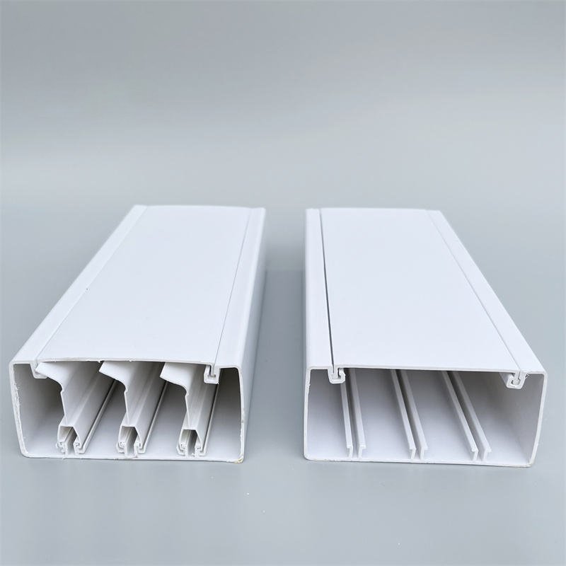 Custom Fire resistant PVC trunking PVC extrusion wire ducts