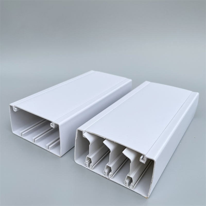 Custom PVC trunking PVC extrusion profiles plastic wire duct
