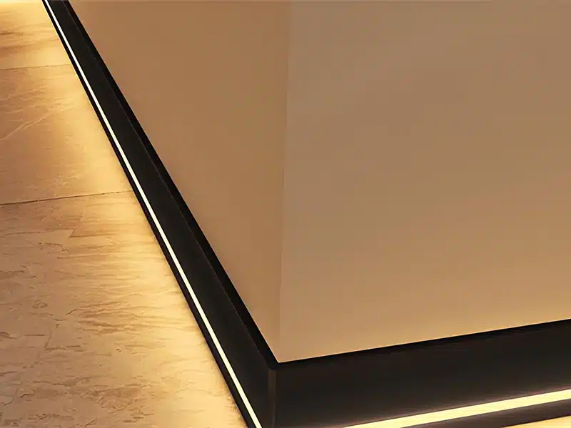 pvc skirting line