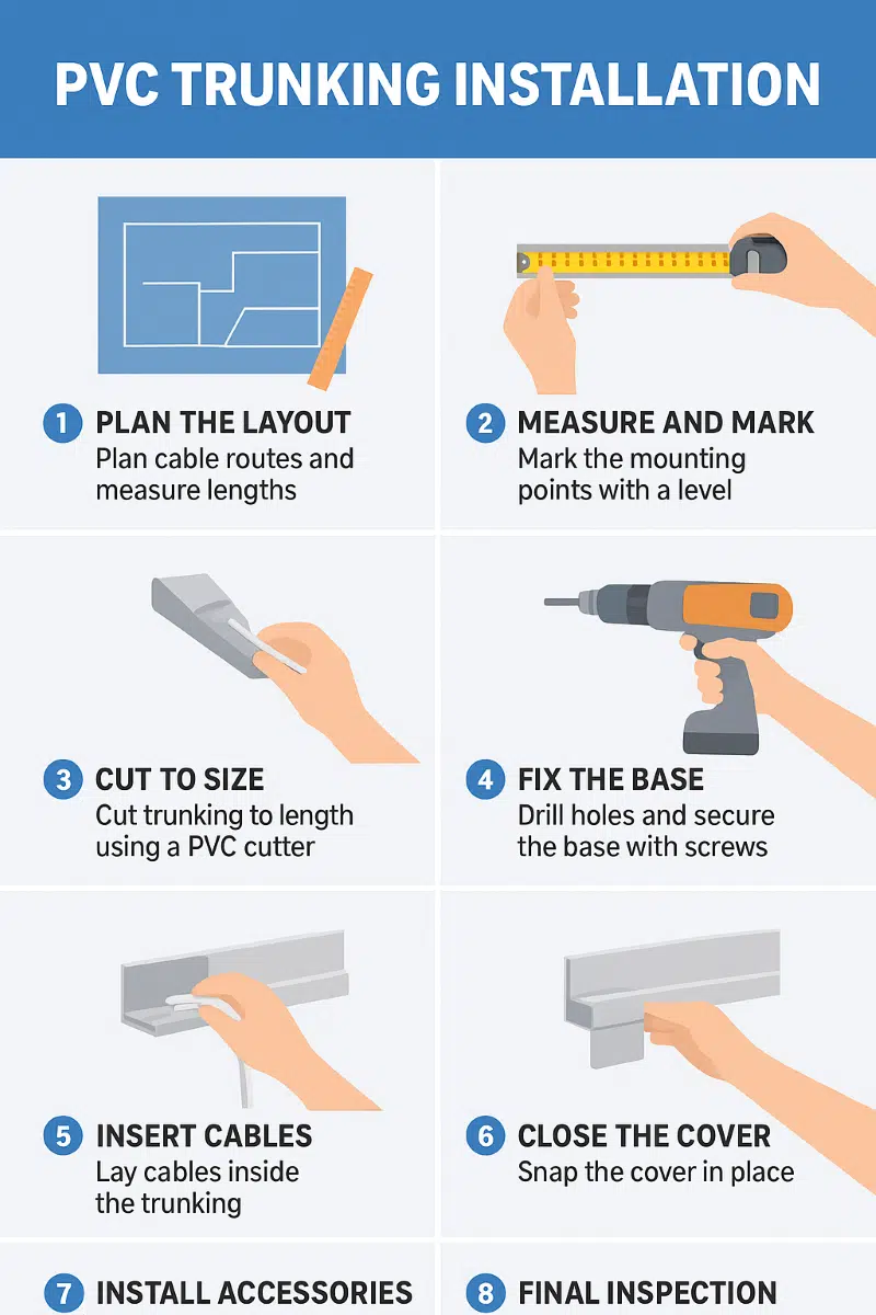 PVC Trunking Installation Techniques