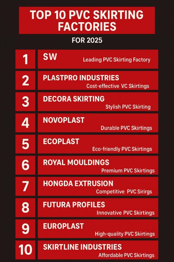 PVC skirting factory