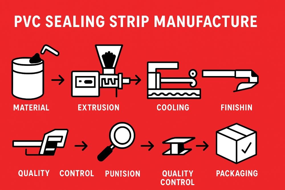 pvc sealing strip manufacturing