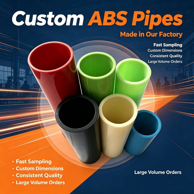 Tuberías de ABS a medida Tuberías de ABS ODM