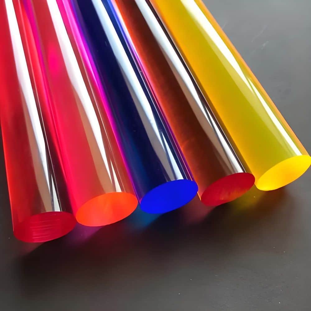 color acrylic rod