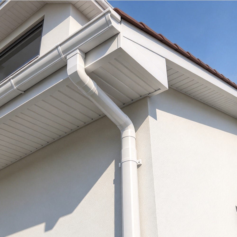 PVC Rain Gutter Systems House Roof Plastic Gutter Extrusion