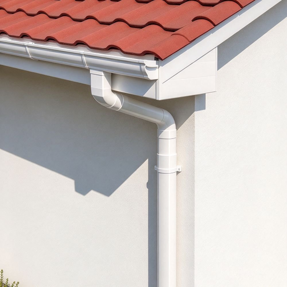 PVC Gutter Roof Drainage System Parts for House Rain Drain